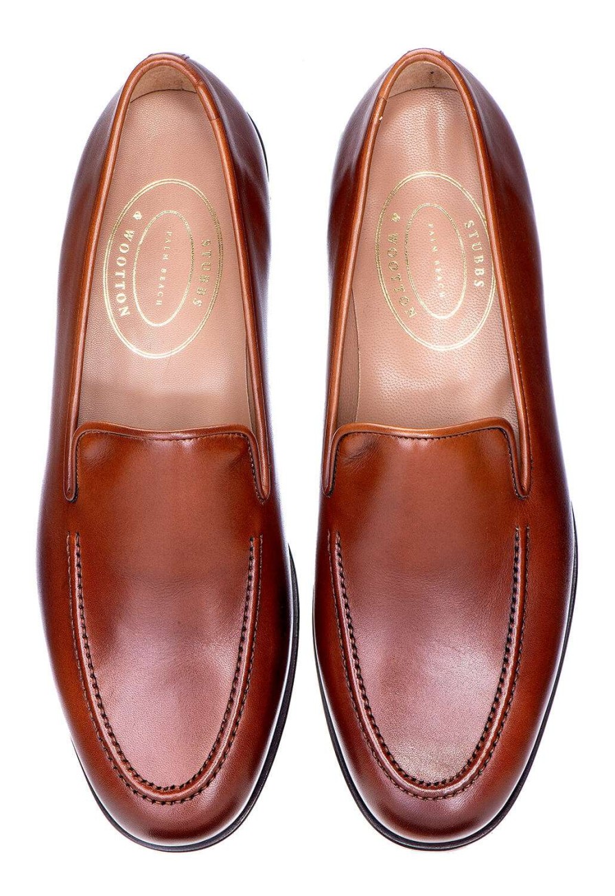 Men * | Hot Sell Venetian Trunk Show Venetian Calf Brown