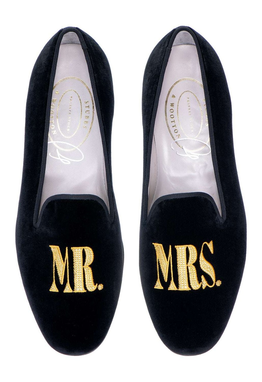 Women * | Cut Price Wedding Collection Women Mr./Mrs. Black