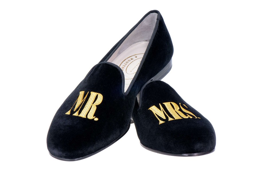 Women * | Cut Price Wedding Collection Women Mr./Mrs. Black