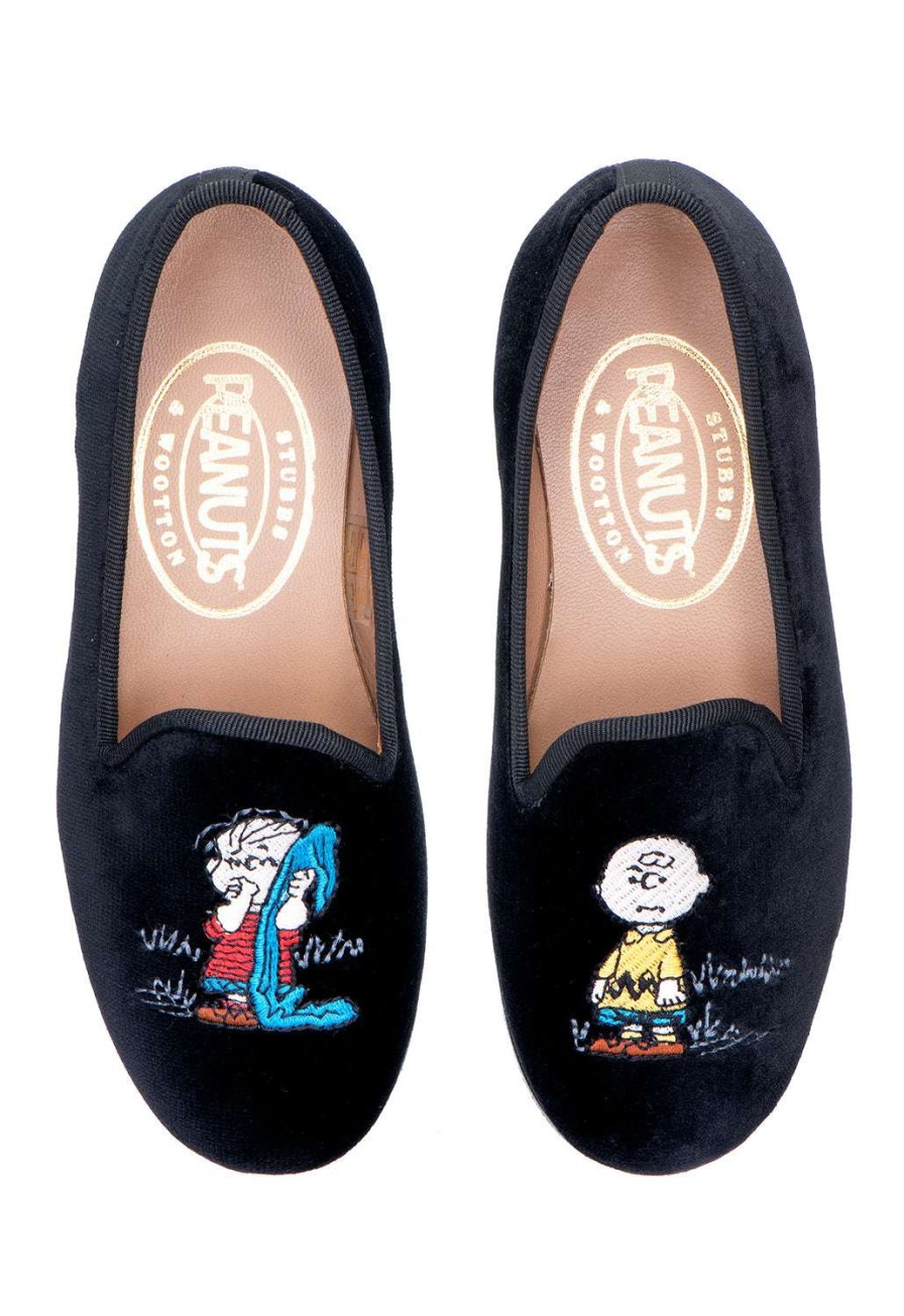 Junior * | Free Delivery Jr. Peanuts Linus And Charlie (Jr) Black