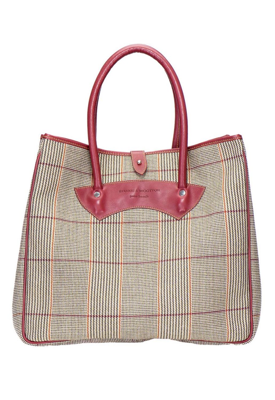 Accessories * | Cheaper Tote Holden Russel Tweed Natural