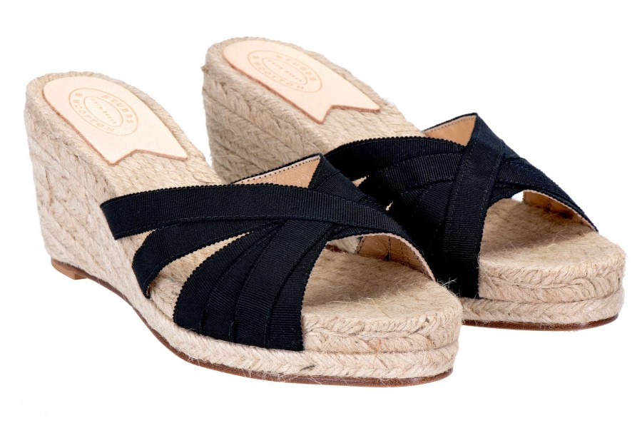 Women * | Top Sell Women'S Espadrille (Kelly) Black