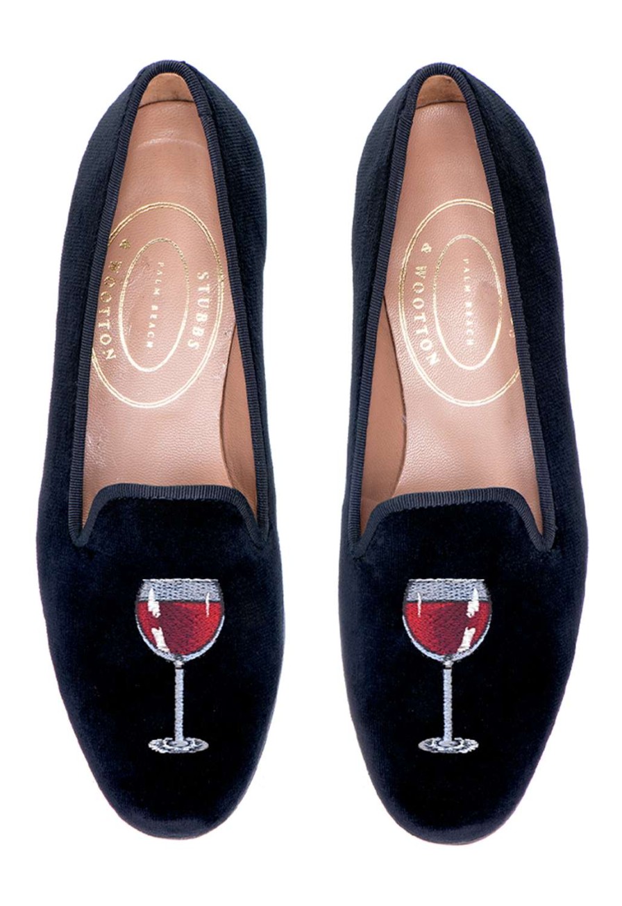 Women * | Online Discount Stubbs & Wootton Red Wine Black