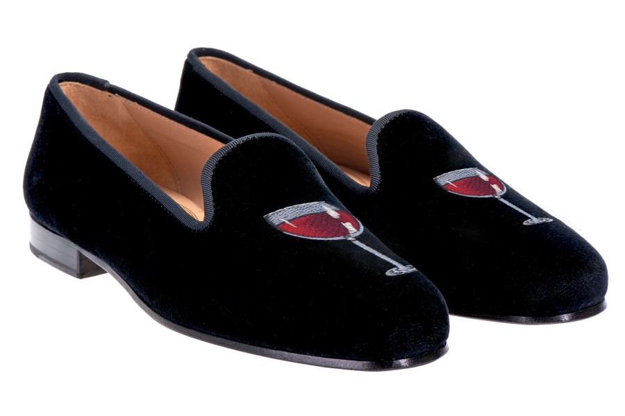 Women * | Online Discount Stubbs & Wootton Red Wine Black