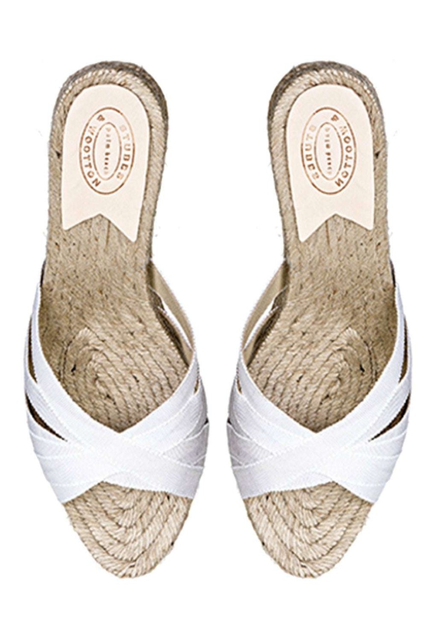 Women * | Cheaper Women'S Espadrille (Grace) White