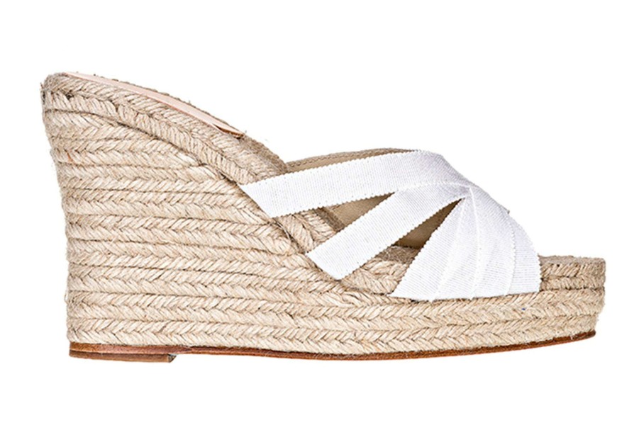 Women * | Cheaper Women'S Espadrille (Grace) White