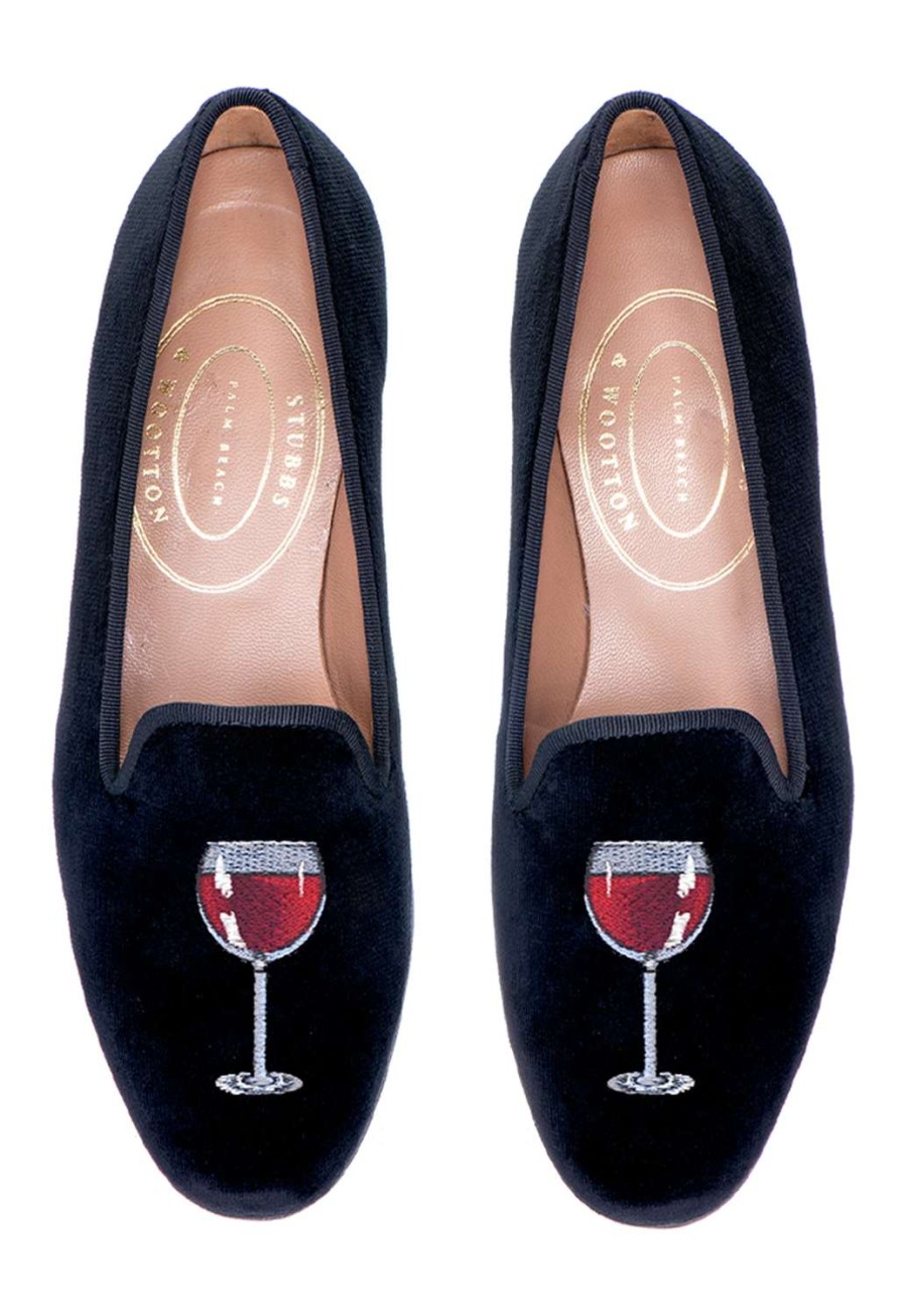 Men * | Fashionable Stubbs & Wootton Red Wine Black