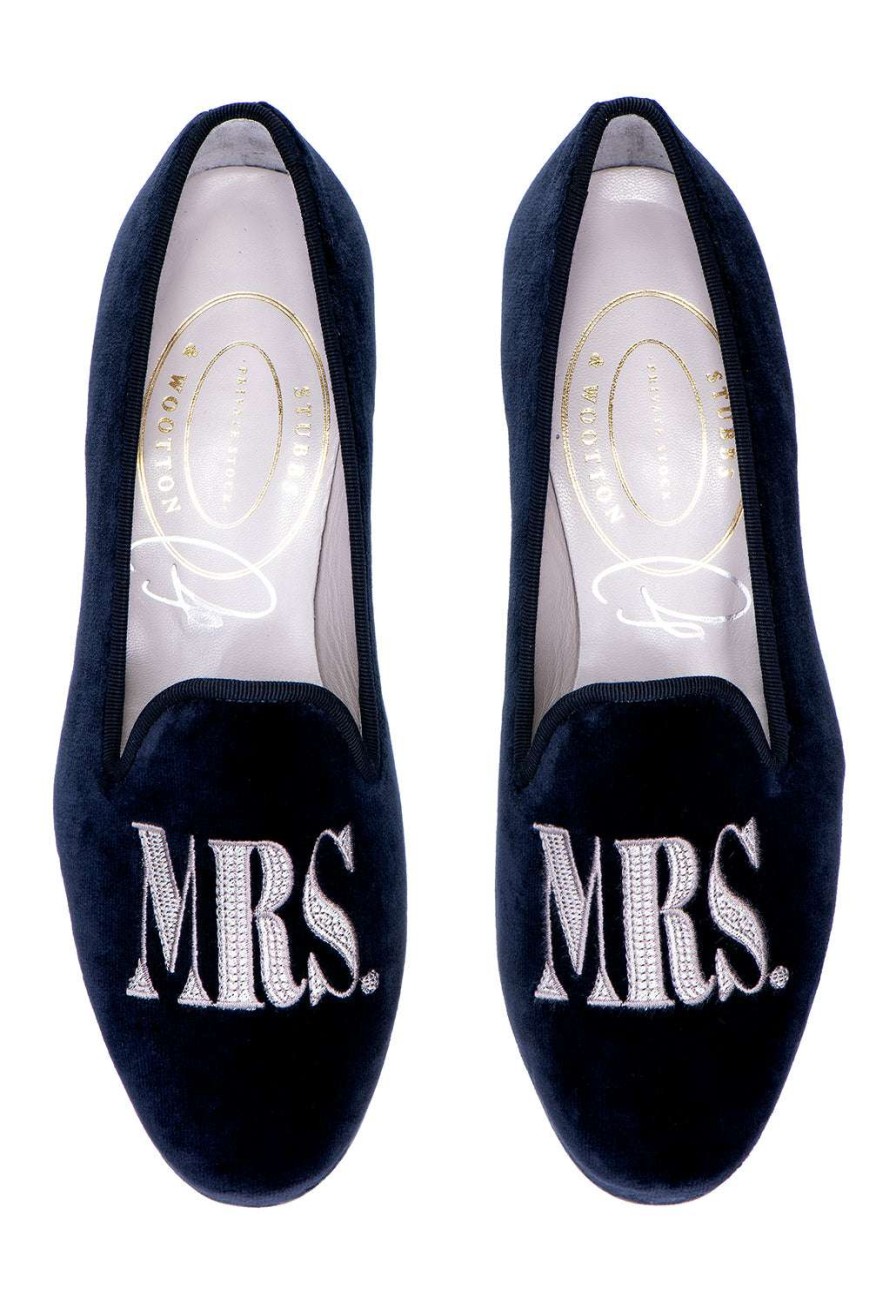 Women * | Free Delivery Wedding Collection Women Mrs. Navy