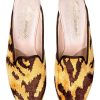 Women * | Classical Scalamandre Collaboration Tigre Mule (Women) Gold