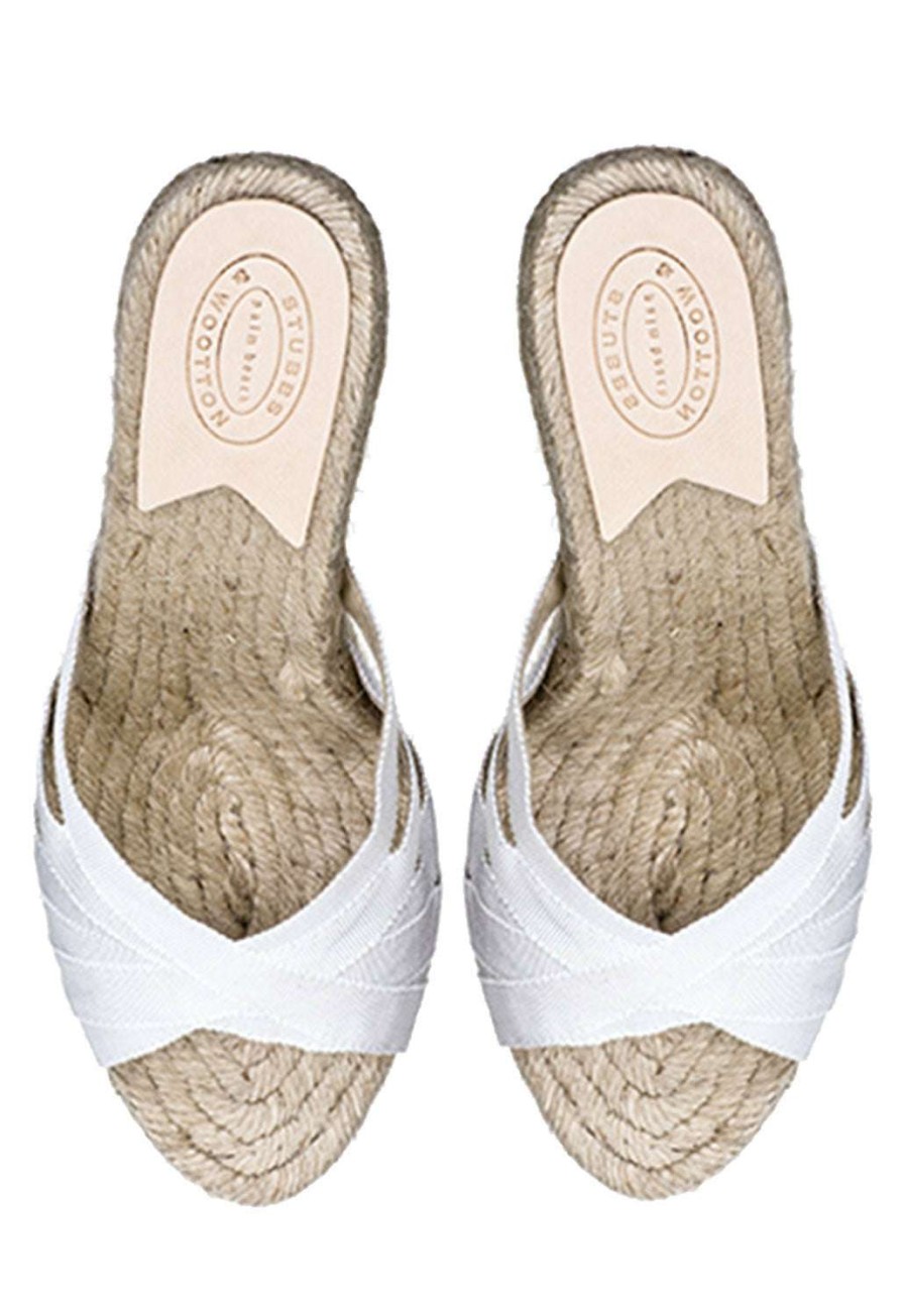 Women * | Hot Sell Women'S Espadrille (Kelly) White