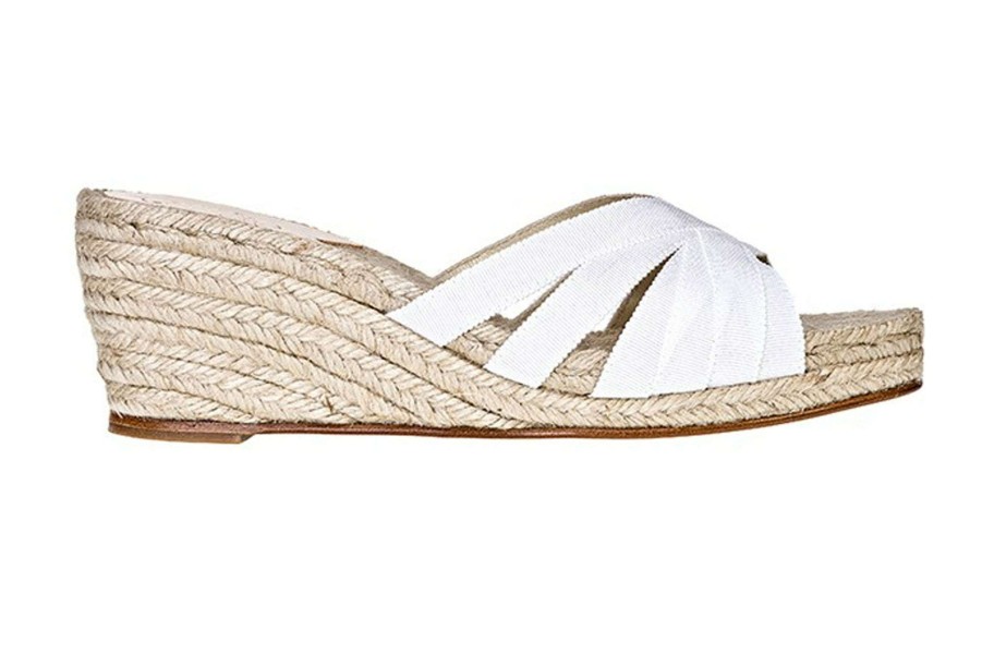 Women * | Hot Sell Women'S Espadrille (Kelly) White