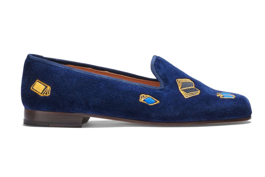 Men * | Reliable Quality New Additions Men The Library Slipper (Men) Navy