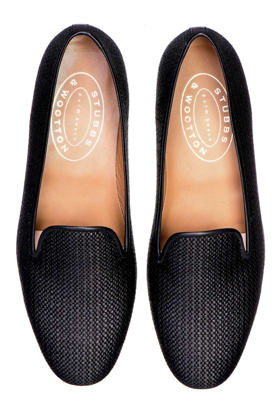 Women * | Fashionable Women'S Classic Raffia Black