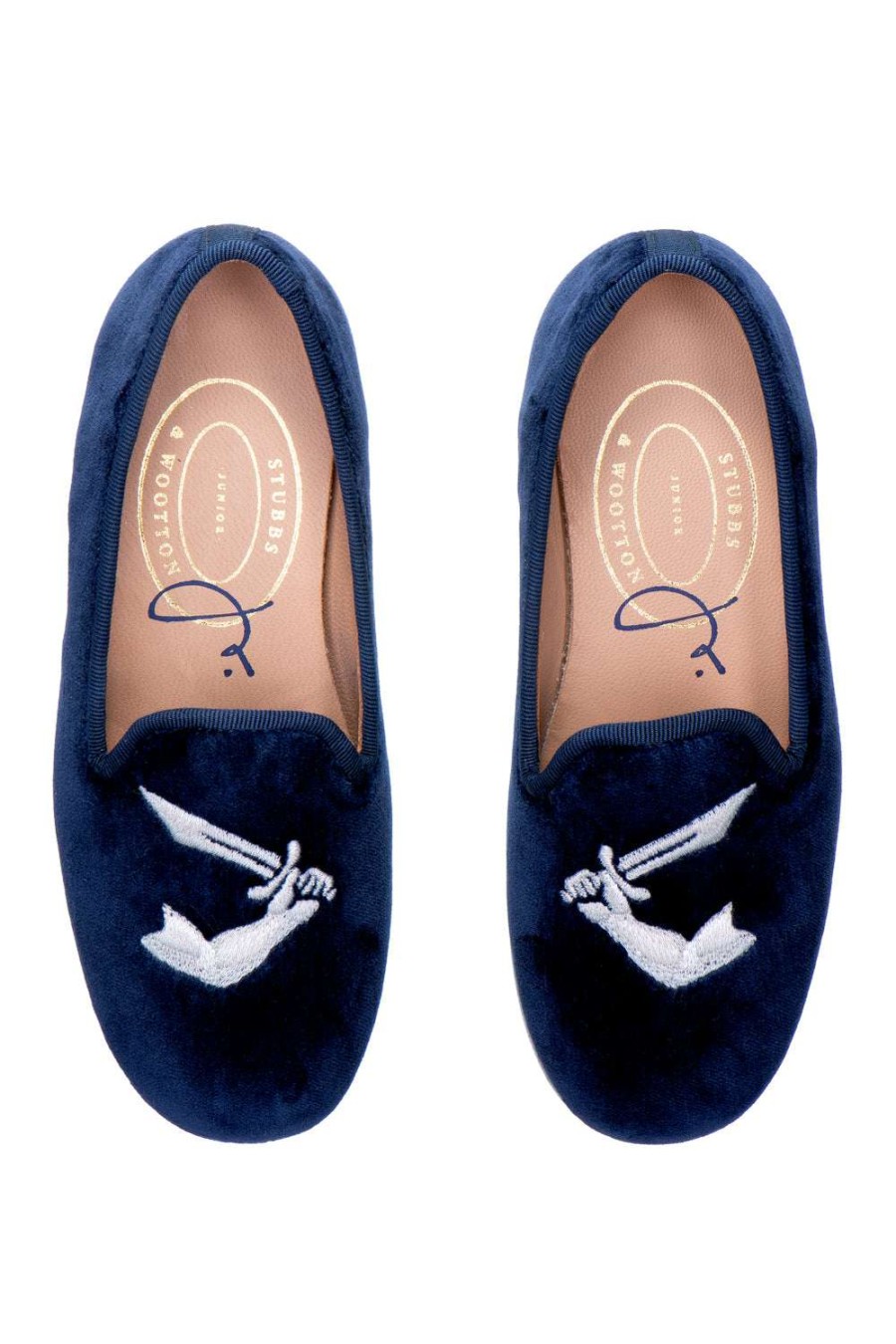 Junior * | Free Delivery Jr. Roger (Jr.) Slipper Navy