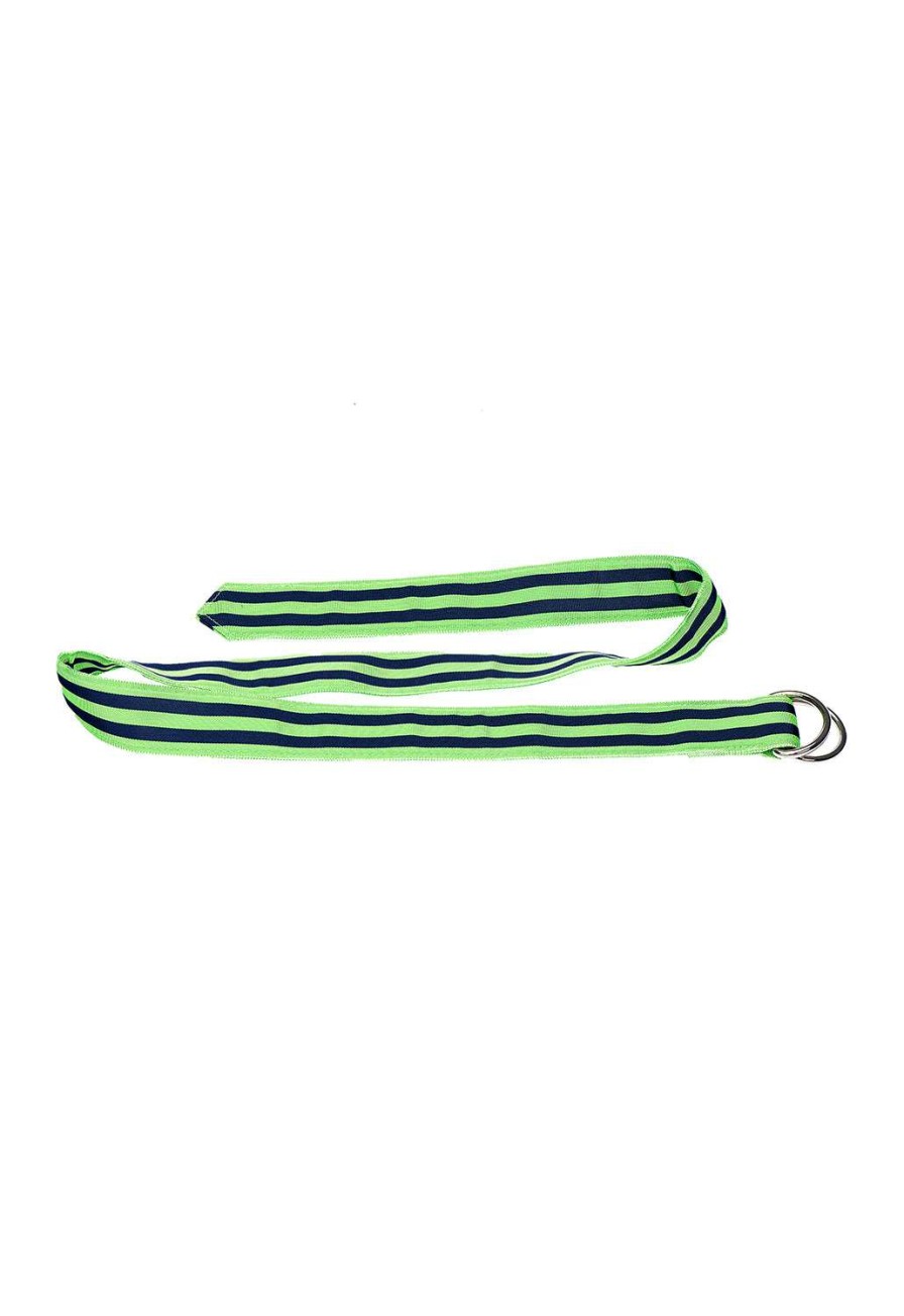 Accessories * | Cheaper Ribbon Belt Lime Navy