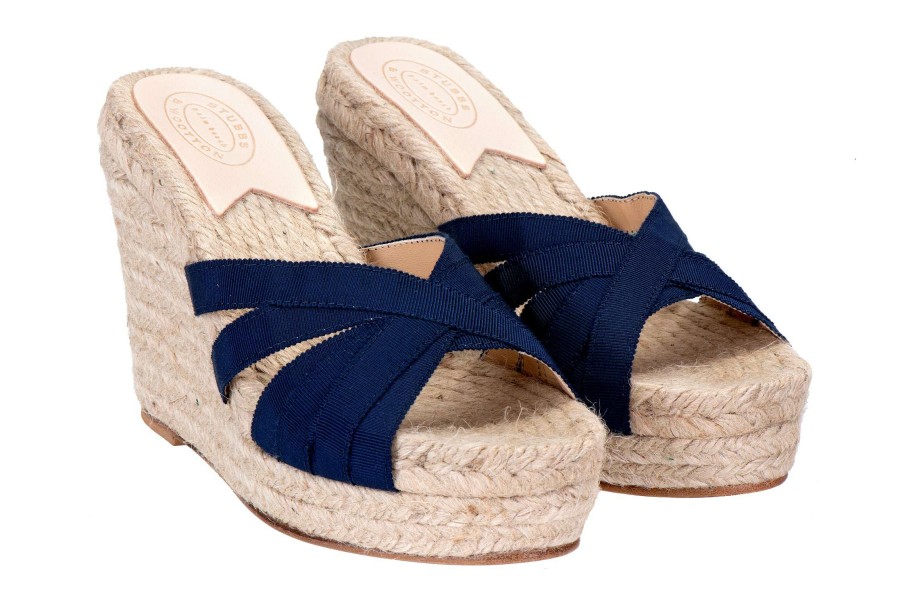 Women * | Hot Sell Women'S Espadrille (Grace) Navy