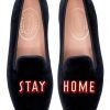 Men * | Free Delivery Stay Home Ts Stay Home Black