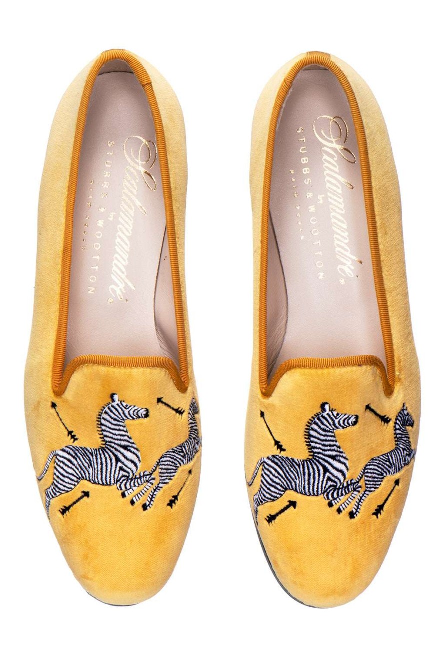 Men * | Cut Price Scalamandre Collaboration Zebras (Men) Yellow